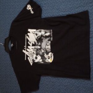 Black MTV T-shirt Stussy featuring Digital Underground